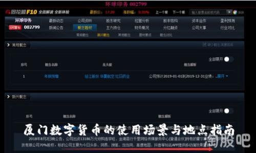 厦门数字货币的使用场景与地点指南